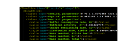 XML plot output