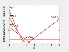 Mineral solubility diagram